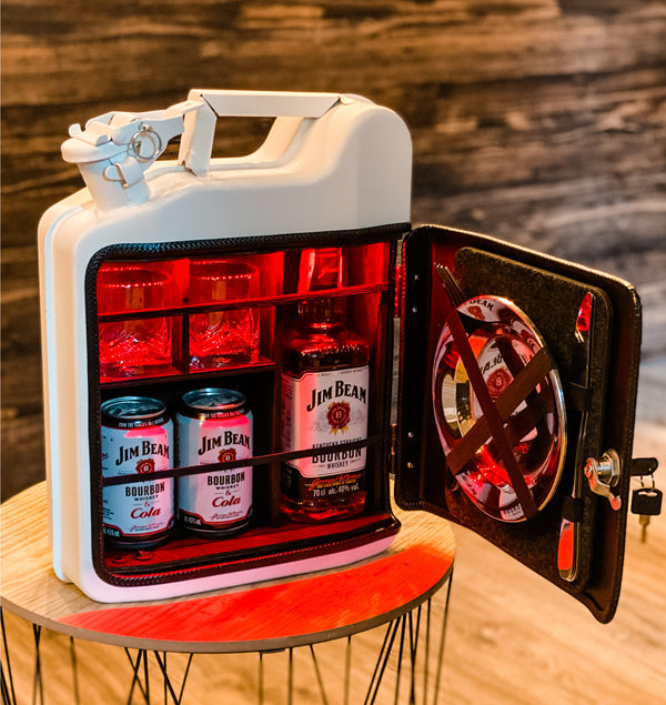 Jerrycan Mini Bar 10 L with dishes for two persons